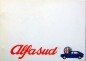 Preview: Alfa Romeo Alfasud Super Modellprogramm 1974 Automobil-Pressemappe (6882)